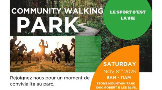 Ivoirian Community Walking in the Park